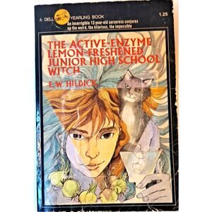 Active Enzyme Lemon-freshened Junior High School Witch, E.W. Hildick, 1974